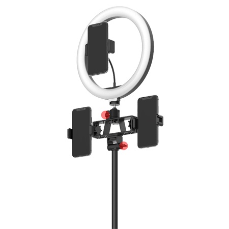 Кольцо-лампа для селфи JMARY FM-536A, USB, черный фото