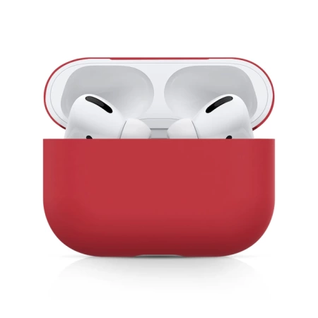 Чехол силиконовый Case Protection для Airpods Pro, красное вино (16) фото