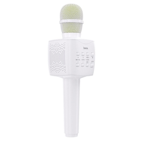 Микрофон беспроводной HOCO BK5 Cantando, Bluetooth, белый фото