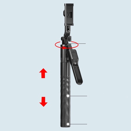 Монопод/штатив-трипод JMARY KT-239, напольный / настольный, 35 - 175 см, черный фото