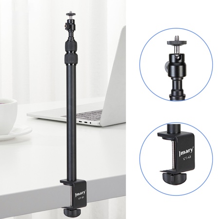 Штатив-струбцина JMARY MT-49, настольный, 42,5 - 98 см, черный фото