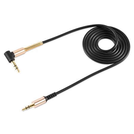 Аудиокабель HOCO UPA02 AUX Jack 3,5 (m) - Jack 3,5 (m), 1 м, черный фото