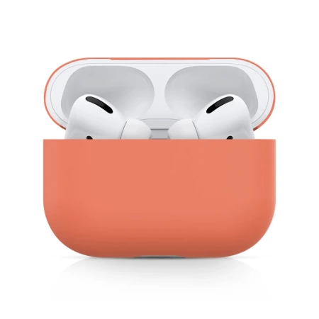 Чехол силиконовый Case Protection для Airpods Pro, нектариновый (3) фото