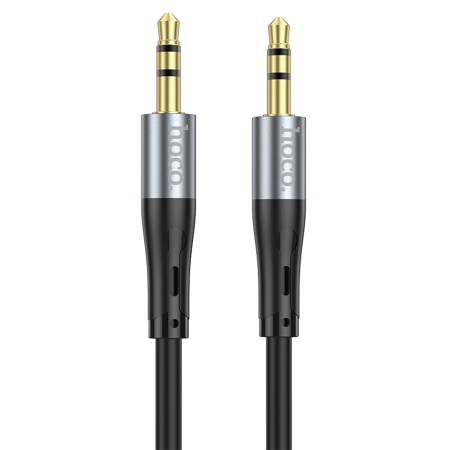 Аудиокабель HOCO UPA22 AUX Jack 3,5 (m) - Jack 3,5 (m), 1 м, черный фото