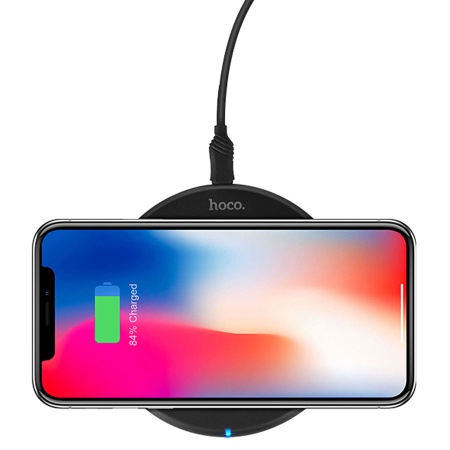 Беспроводное зарядное устройство HOCO CW9 Exalted, 2A, 5W, черный фото