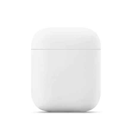 Чехол силиконовый Case Protection для Airpods 1/2, белый (8) фото