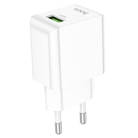 Сетевое зарядное устройство HOCO C98A Proton 1xUSB, 3.0A, 18W, белый фото