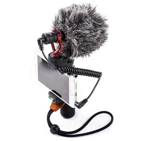 Микрофон универсальный кардиоидный BOYA BY-MM1 TRS/TRRS connector (B), Jack 3.5mm, черный фото