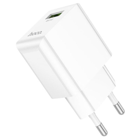 Сетевое зарядное устройство HOCO C98A Proton 1xUSB, 3.0A, 18W, белый фото