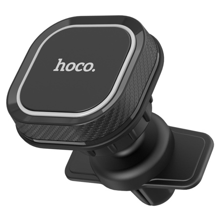 Автомобильный держатель HOCO CA52 Intelligent, магнитный, на воздуховод, черный+серый фото