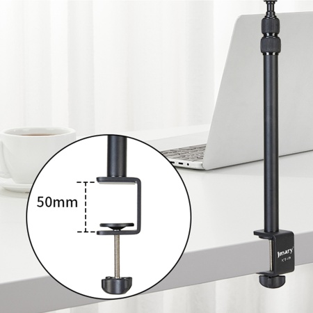 Штатив-струбцина JMARY MT-49, настольный, 42,5 - 98 см, черный фото