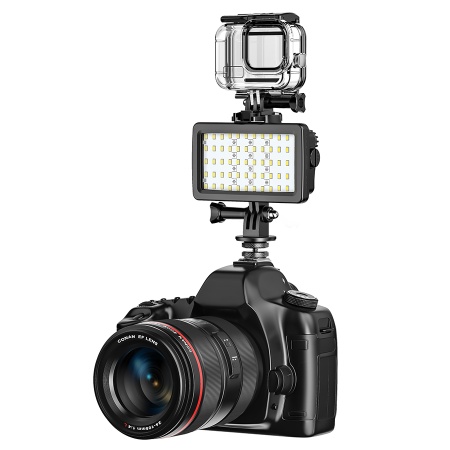 Светодиодный осветлитель JMARY FM-72RGB, 3000mAh, черный фото