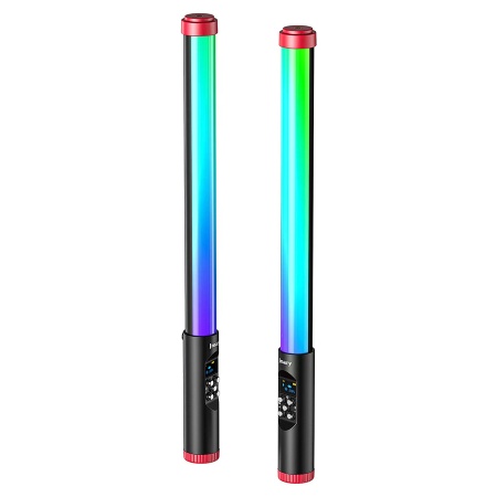 Светодиодный осветлитель JMARY FM-128RGB, 3000mAh, черный фото