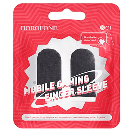 Напальчники для игры BOROFONE BG1 Superconducting, черный фото