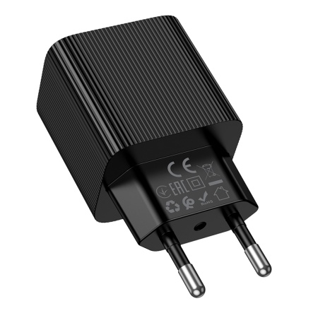 Сетевое зарядное устройство HOCO CS81A Excellent 1xUSB, 18W, черный фото