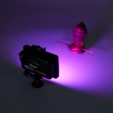 Светодиодный осветлитель JMARY FM-72RGB, 3000mAh, черный фото