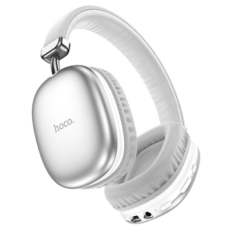 Беспроводные наушники накладные HOCO W35, Bluetooth, серебристый фото