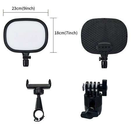 Светодиодный осветлитель JMARY FM-58R, черный фото