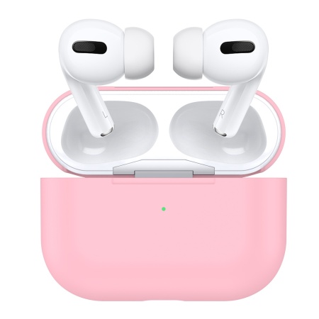 Чехол силиконовый для Airpods Pro, розовый (7) фото