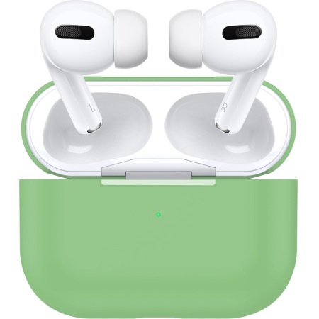 Чехол силиконовый для Airpods Pro, зеленый (13) фото