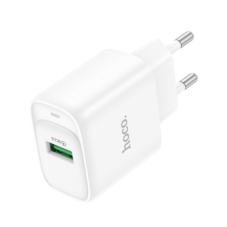 Сетевое зарядное устройство HOCO C140A Smart 1xUSB, 18W, белый фото