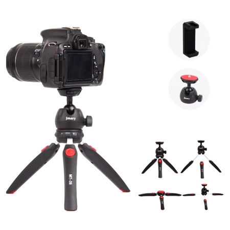 Штатив-трипод/монопод JMARY MT-35, напольный / настольный, 12,7 - 23,5 см, черный фото