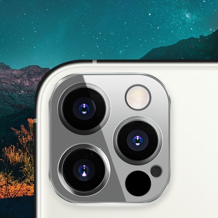 Защитное стекло на заднюю камеру COTEetCI Lens Film для iPhone 12 Pro 6.1", черный фото