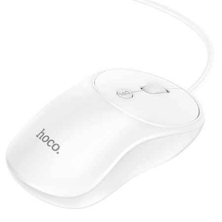 Мышь проводная HOCO GM13 Esteem, USB, белый