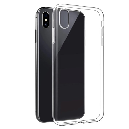 Чехол Clear Case пластиковый для iPhone XS Max, прозрачный фото