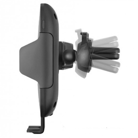 Автомобильный держатель YUNTENG C9 Rapid, зажимной с беспроводной зарядкой, на воздуховод, черный фото