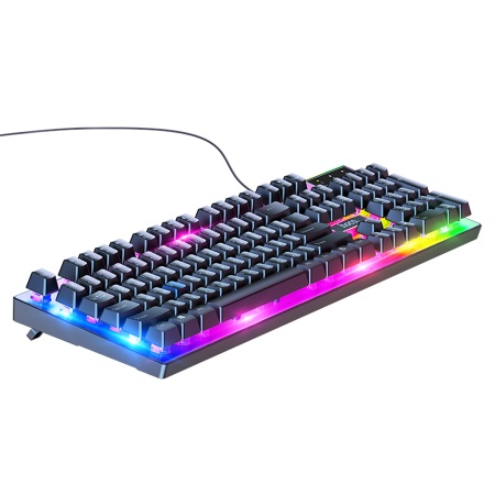 Клавиатура и мышь игровые HOCO GM18 Luminous, USB, черный