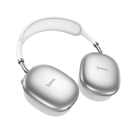 Беспроводные наушники накладные HOCO W55 Plus, Bluetooth, серебристый фото