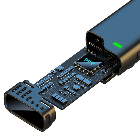 Микрофон петличный беспроводной JMARY MW-16, Bluetooth, черный фото