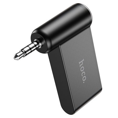 Автомобильный Bluetooth-приемник HOCO E58 Magic, 140 мАм, Jack 3.5мм/Bluetooth, черный