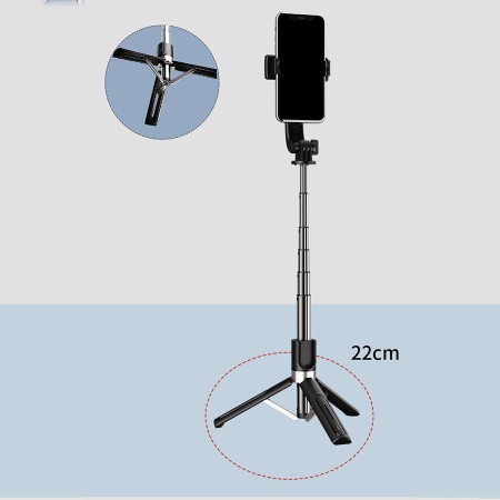 Монопод/штатив-трипод JMARY KT-219, напольный / настольный, 20 - 90 см, черный фото