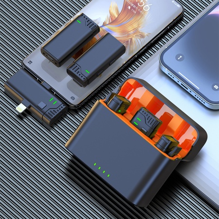 Микрофон петличный беспроводной JMARY MW-16, Bluetooth, черный фото