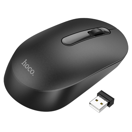 Мышь беспроводная HOCO GM14 Platinum, Bluetooth, черный