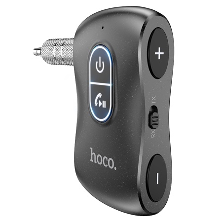 Автомобильный Bluetooth-приемник HOCO E73 Pro Journey, 200 мАч, Jack 3.5мм/Bluetooth, черный