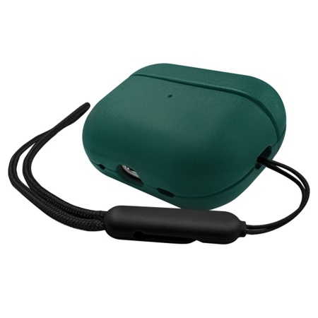 Чехол Leather Case K-DOO Lux Craft+ для Airpods Pro 2, зеленый (5) фото