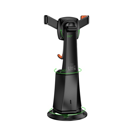 Стабилизатор HOCO K26 Smart, встроенный аккумулятор, 75-90мм, черный фото
