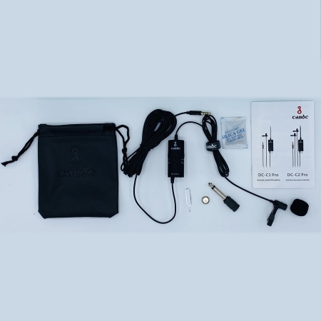 Микрофон петличный проводной CANDC DC-C1 Pro, Jack 3.5mm, 6 м, черный фото