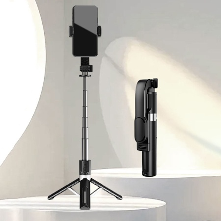 Монопод/штатив-трипод JMARY KT-219, напольный / настольный, 20 - 90 см, черный фото