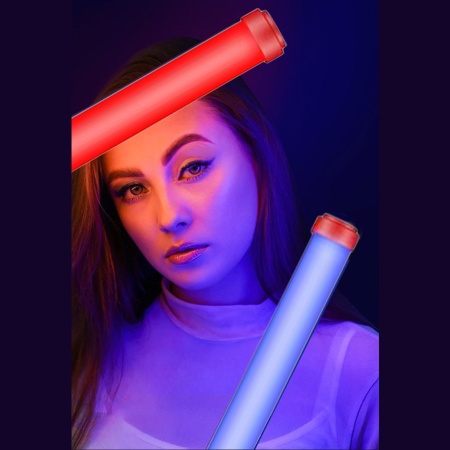 Светодиодный осветлитель JMARY FM-128RGB, 3000mAh, черный фото