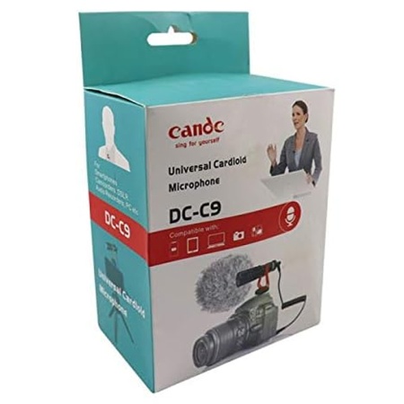 Микрофон универсальный кардиоидный CANDC DC-C9, Jack 3.5mm, черный фото