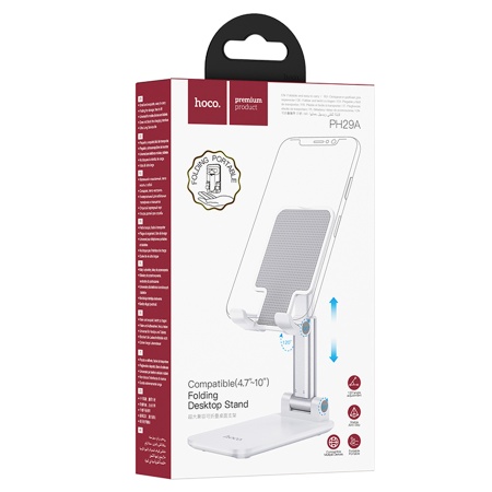 Настольная подставка для смартфона/планшета HOCO PH29A Carry, белый