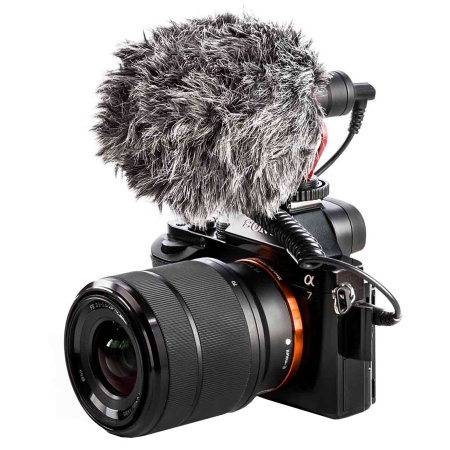 Микрофон универсальный кардиоидный BOYA BY-MM1 TRS/TRRS connector, Jack 3.5mm, черный фото