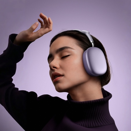 Беспроводные наушники накладные HOCO W65 Happy, Bluetooth, фиолетовый фото