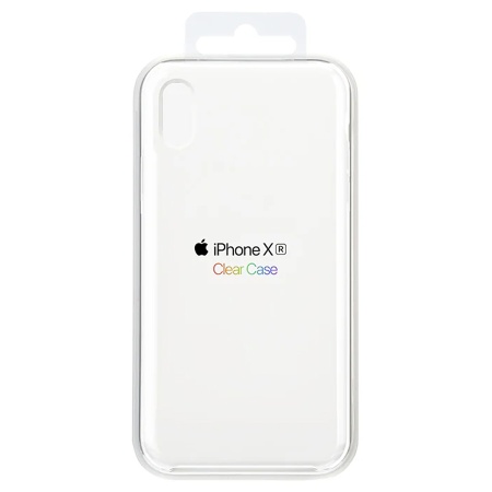 Чехол Clear Case пластиковый для iPhone XR, прозрачный фото