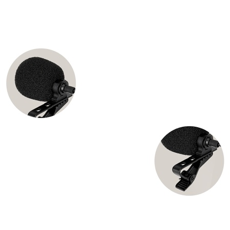 Микрофон петличный проводной JMARY MC-R2, Type-C, 2 м, черный фото