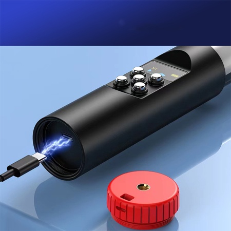 Светодиодный осветлитель JMARY FM-128RGB, 3000mAh, черный фото